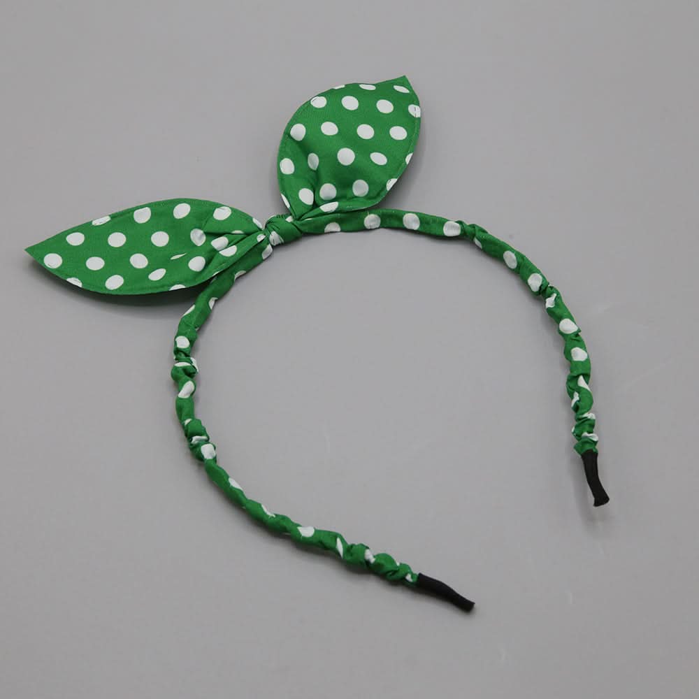 Independence Day Hair Band - Green & White, Girls Hair Accessories, Chase Value, Chase Value