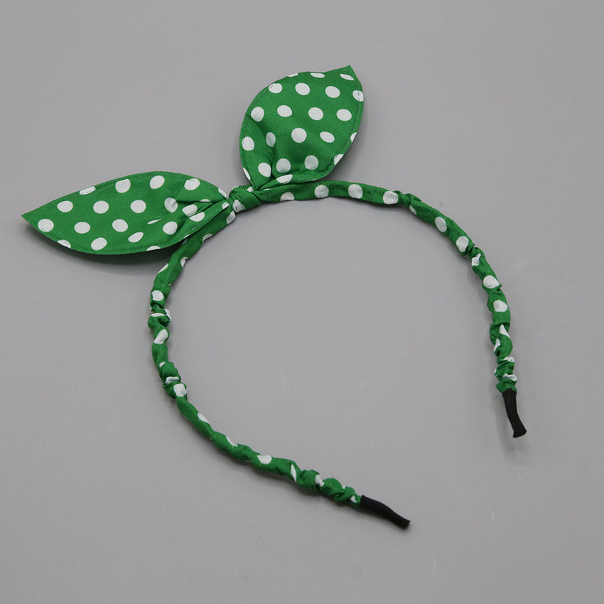 Independence Day Hair Band - Green & White