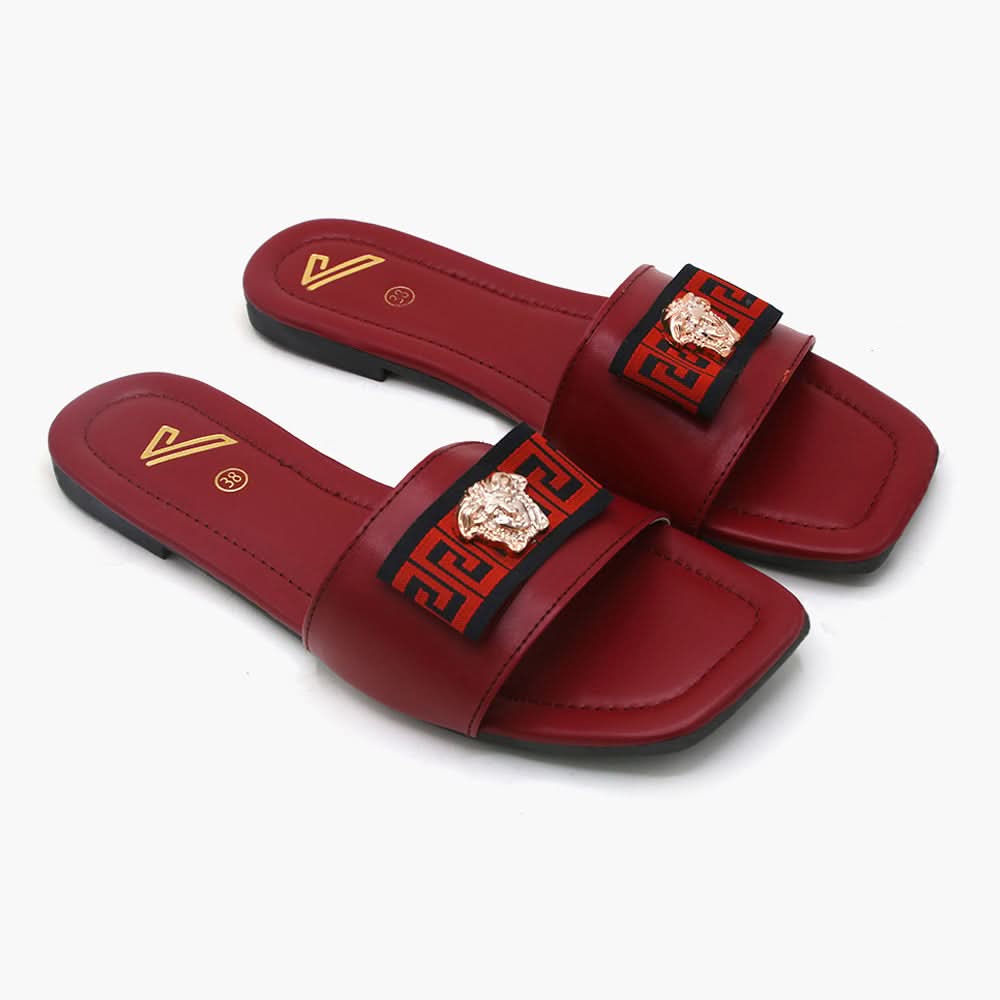 Women's Slipper - Maroon, Women Slippers, Chase Value, Chase Value