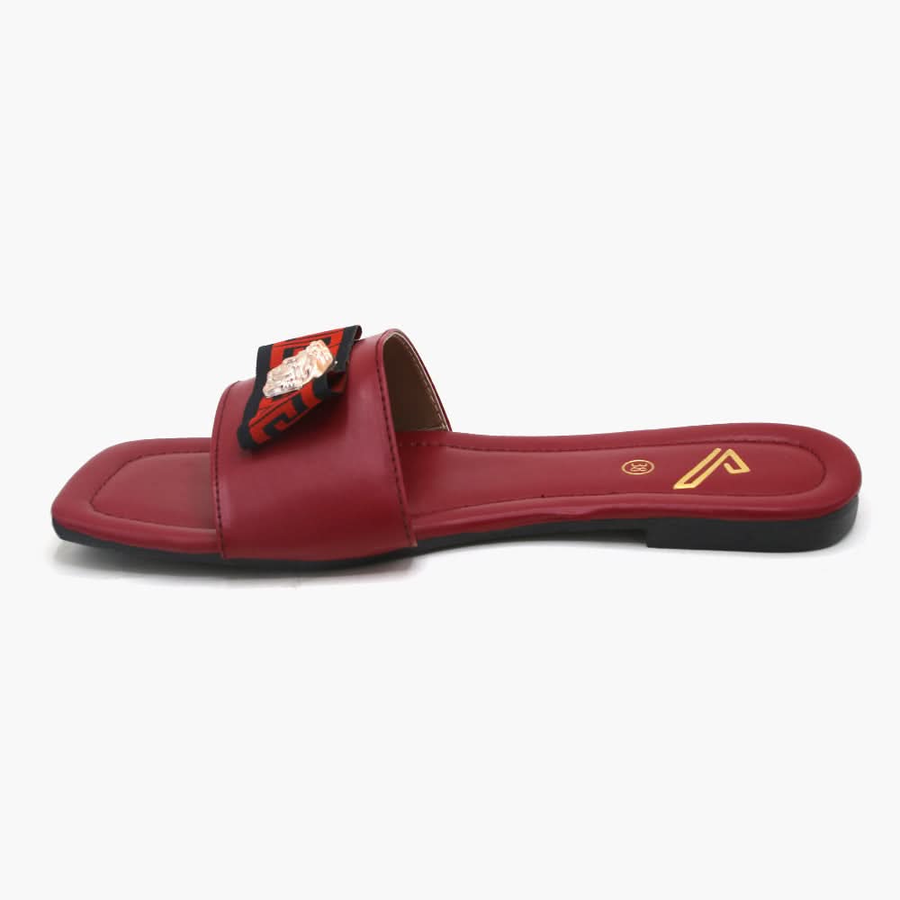 Women's Slipper - Maroon, Women Slippers, Chase Value, Chase Value