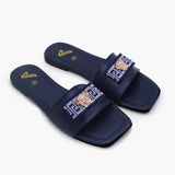 Women's Slipper - Navy Blue, Women Slippers, Chase Value, Chase Value
