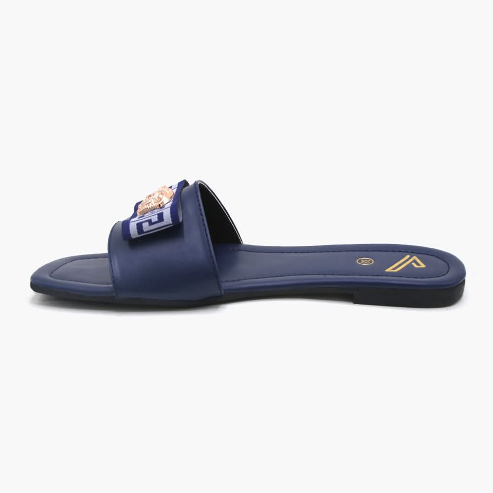 Women's Slipper - Navy Blue, Women Slippers, Chase Value, Chase Value