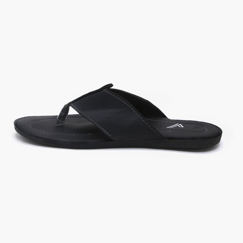 Men's Slipper - Black, Men's Slippers, Chase Value, Chase Value