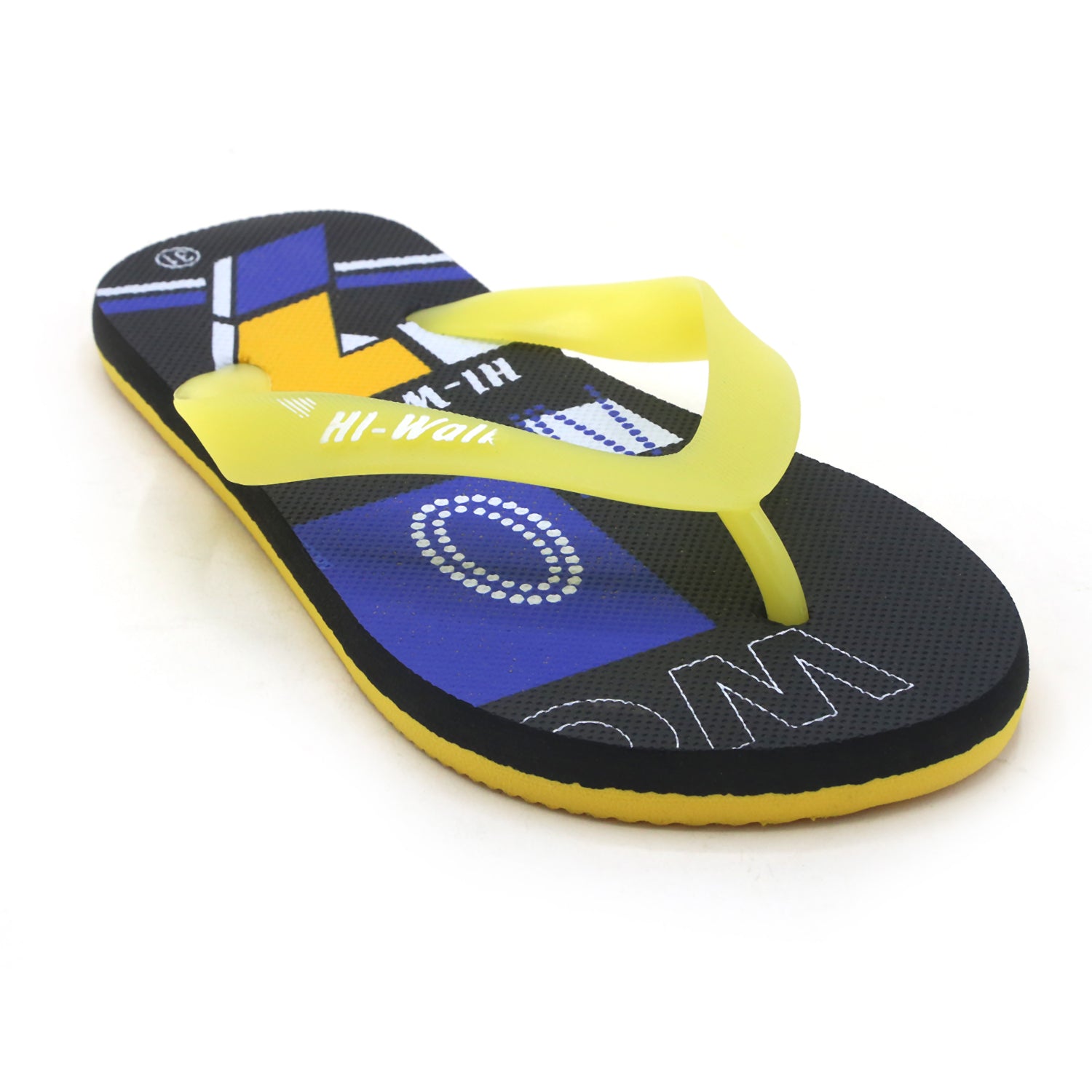 Boys Flip Flop Slipper - Yellow, Boys Slippers, Chase Value, Chase Value