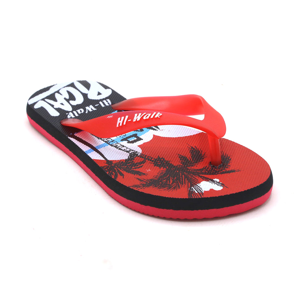 Boys Flip Flop Slipper - Red, Boys Slippers, Chase Value, Chase Value