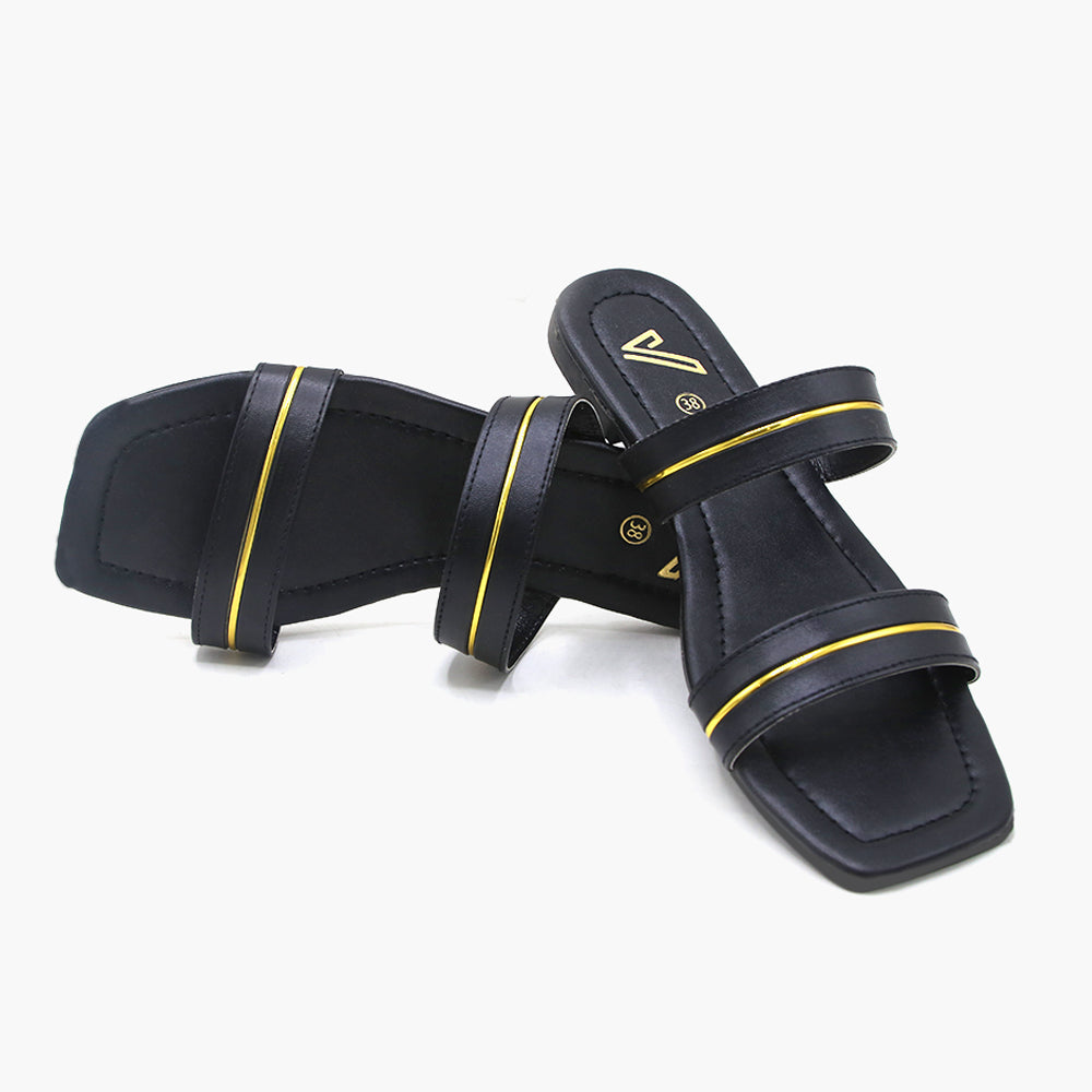 Women's Slipper - Black, Women Slippers, Chase Value, Chase Value