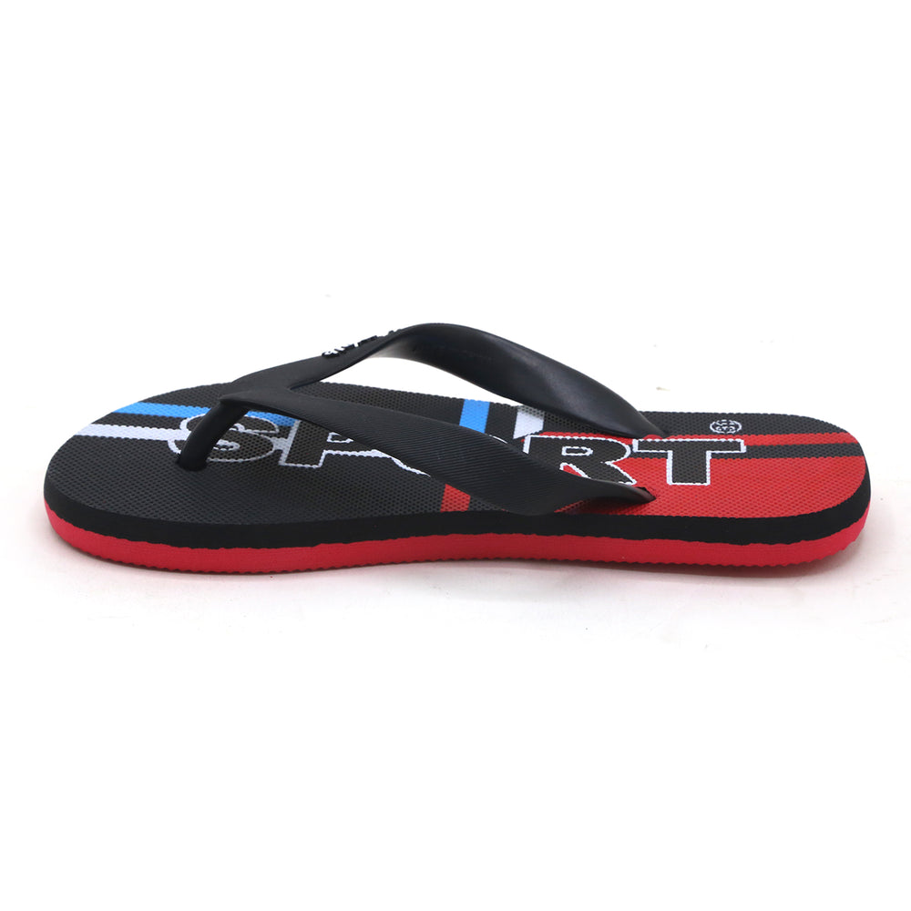 Boys Flip Flop Slipper - Red, Boys Slippers, Chase Value, Chase Value