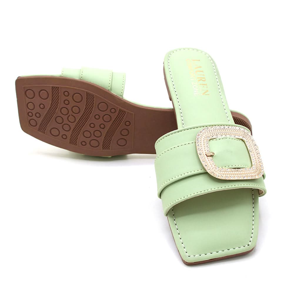 Women's Slipper - Green, Women Slippers, Chase Value, Chase Value