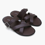 Men's Slipper - Brown, Men's Slippers, Chase Value, Chase Value