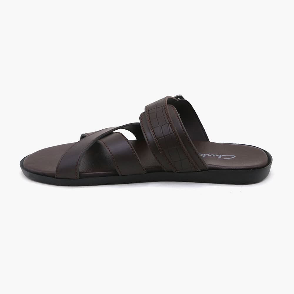 Men's Slipper - Brown, Men's Slippers, Chase Value, Chase Value