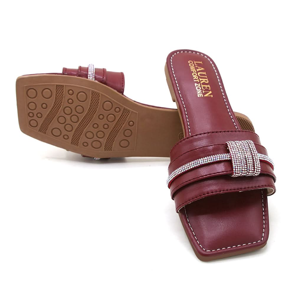 Women's Slipper - Maroon, Women Slippers, Chase Value, Chase Value