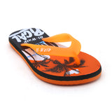 Boys Flip Flop Slipper - Orange, Boys Slippers, Chase Value, Chase Value