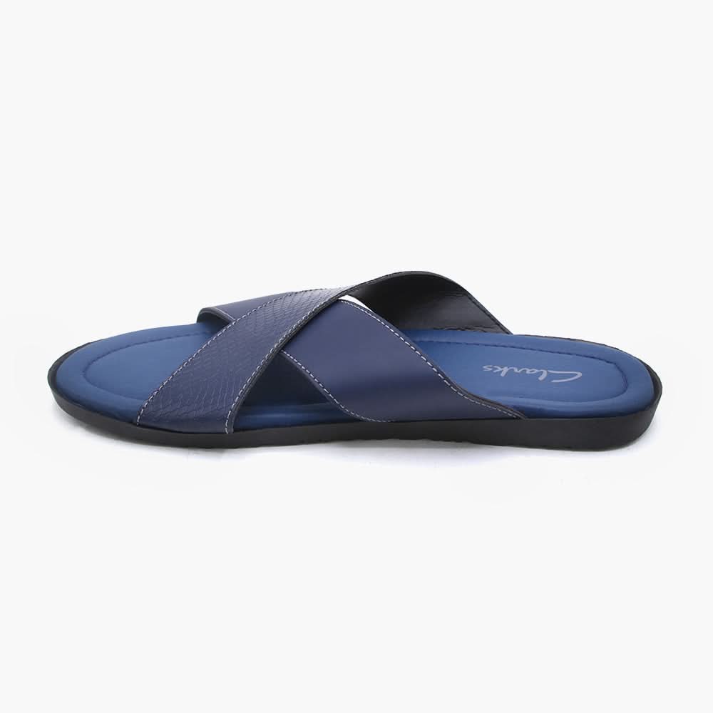 Men's Slipper - Blue, Men's Slippers, Chase Value, Chase Value