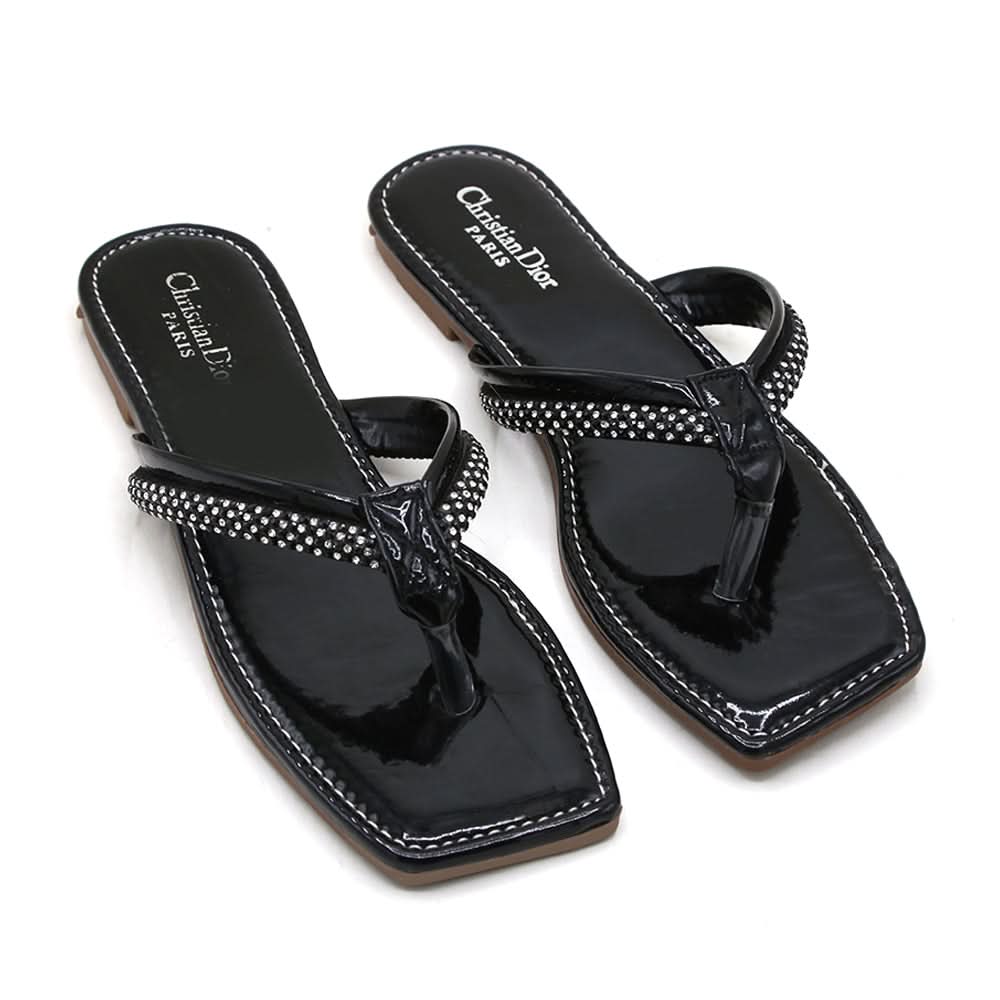Women's Slipper - Black, Women Slippers, Chase Value, Chase Value