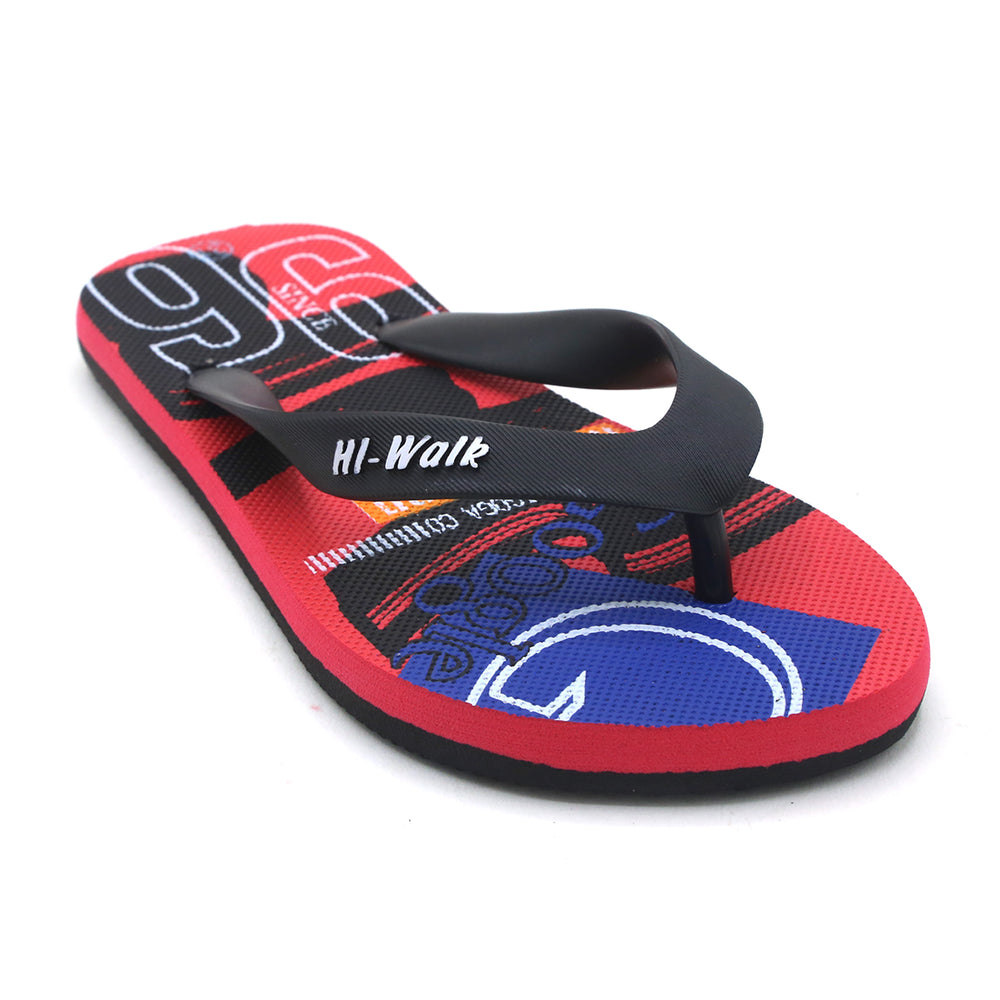Boys Flip Flop Slipper - Red, Boys Slippers, Chase Value, Chase Value