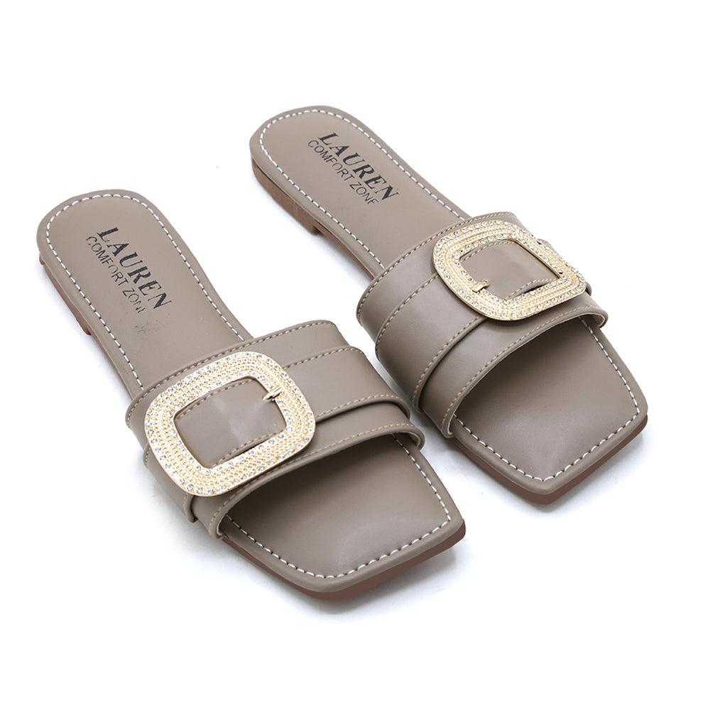 Women's Slipper - Beige, Women Slippers, Chase Value, Chase Value