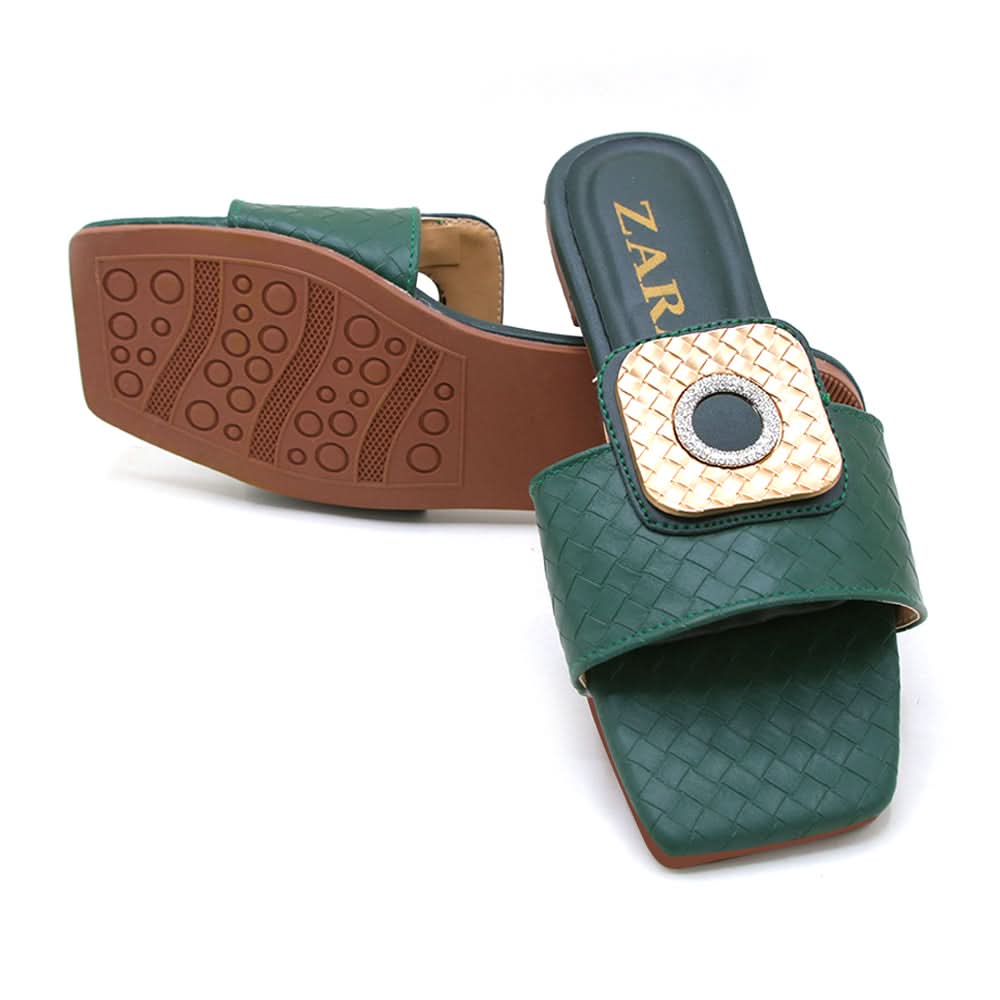 Women's Slipper - Green, Women Slippers, Chase Value, Chase Value