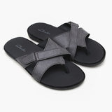 Men's Slipper - Grey, Men's Slippers, Chase Value, Chase Value