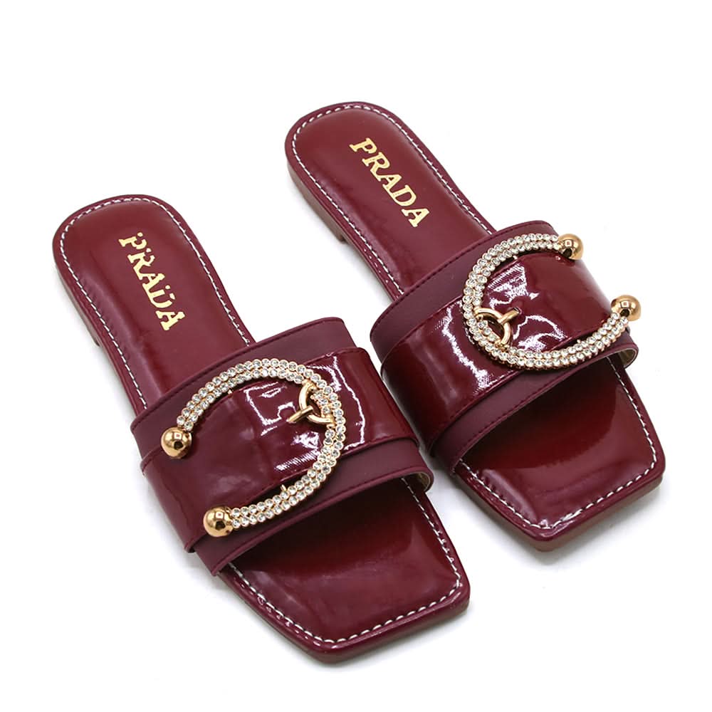 Women's Slipper - Maroon, Women Slippers, Chase Value, Chase Value