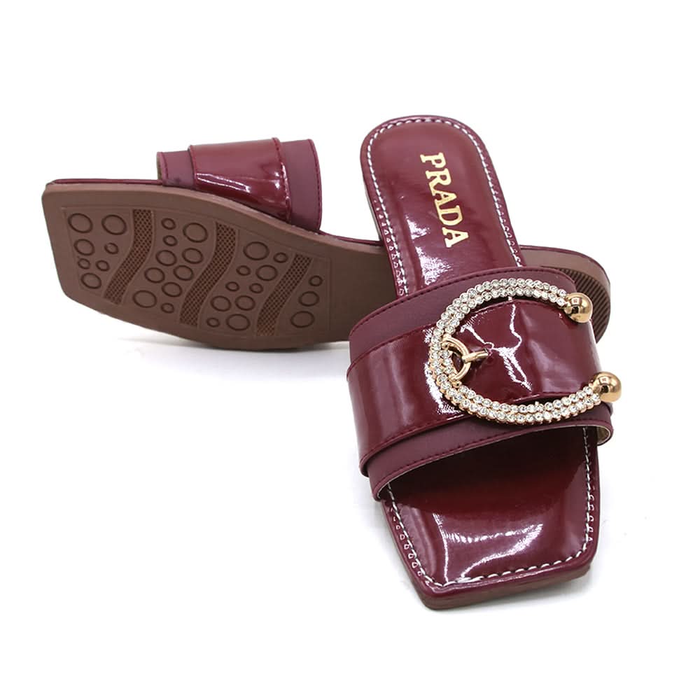 Women's Slipper - Maroon, Women Slippers, Chase Value, Chase Value