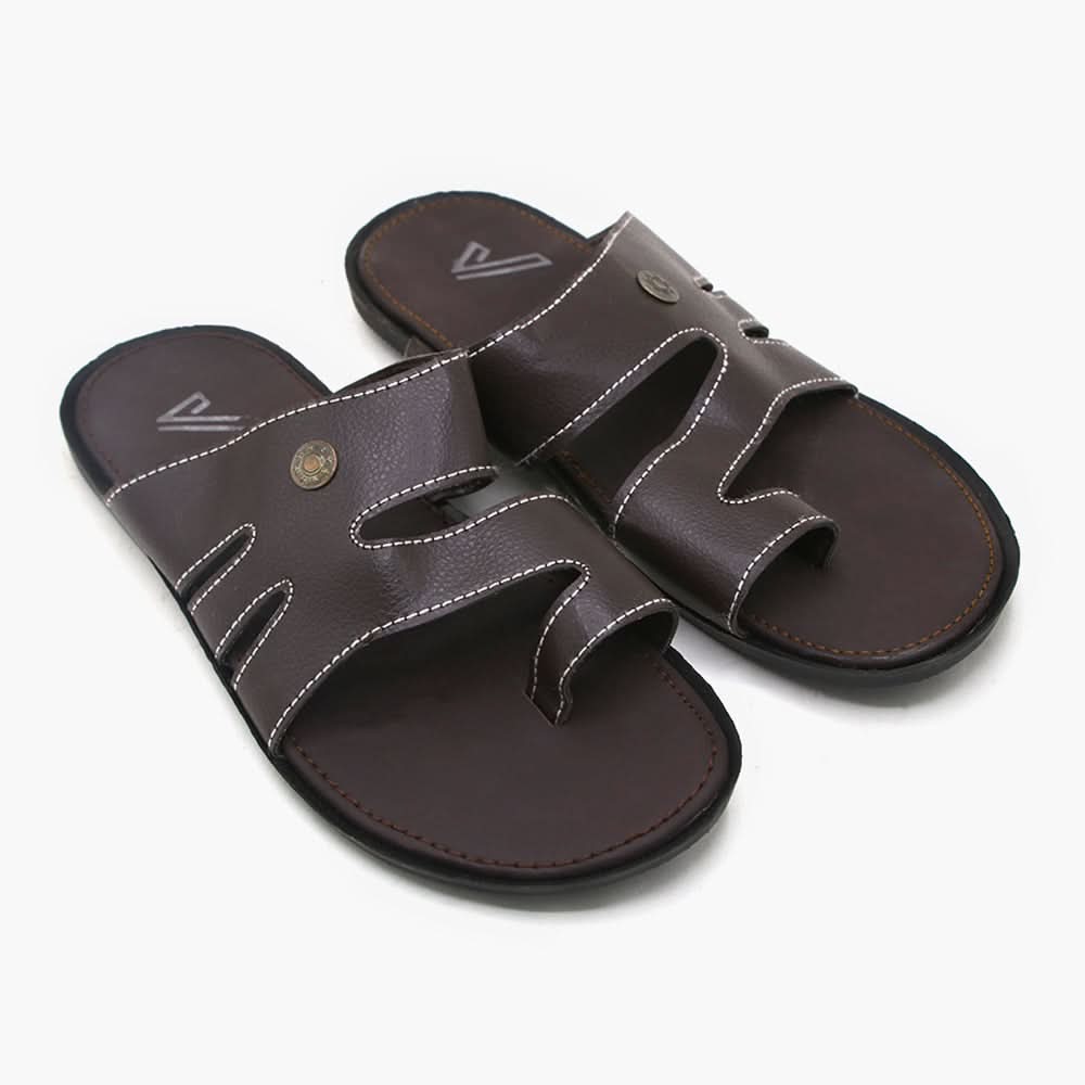 Men's Slipper - Brown, Men's Slippers, Chase Value, Chase Value