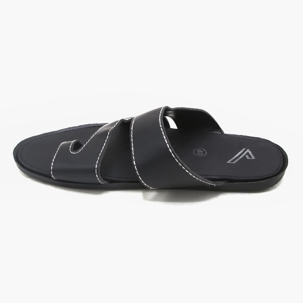 Men's Slipper - Black, Men's Slippers, Chase Value, Chase Value