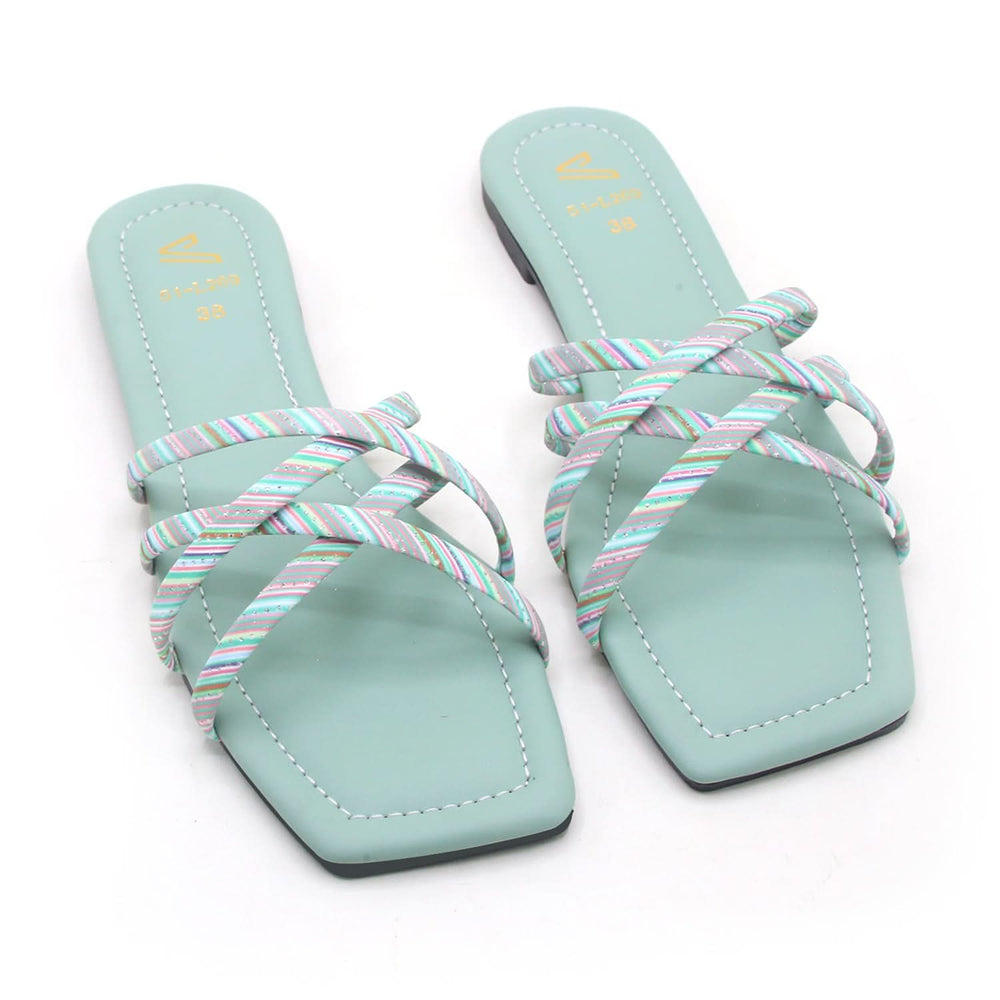 Women's Slipper - Green, Women Slippers, Chase Value, Chase Value