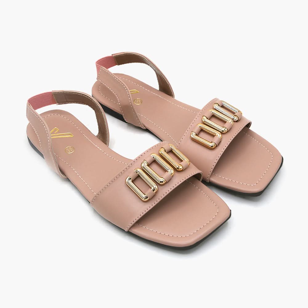 Women's Sandal - Peach, Women Sandals, Chase Value, Chase Value
