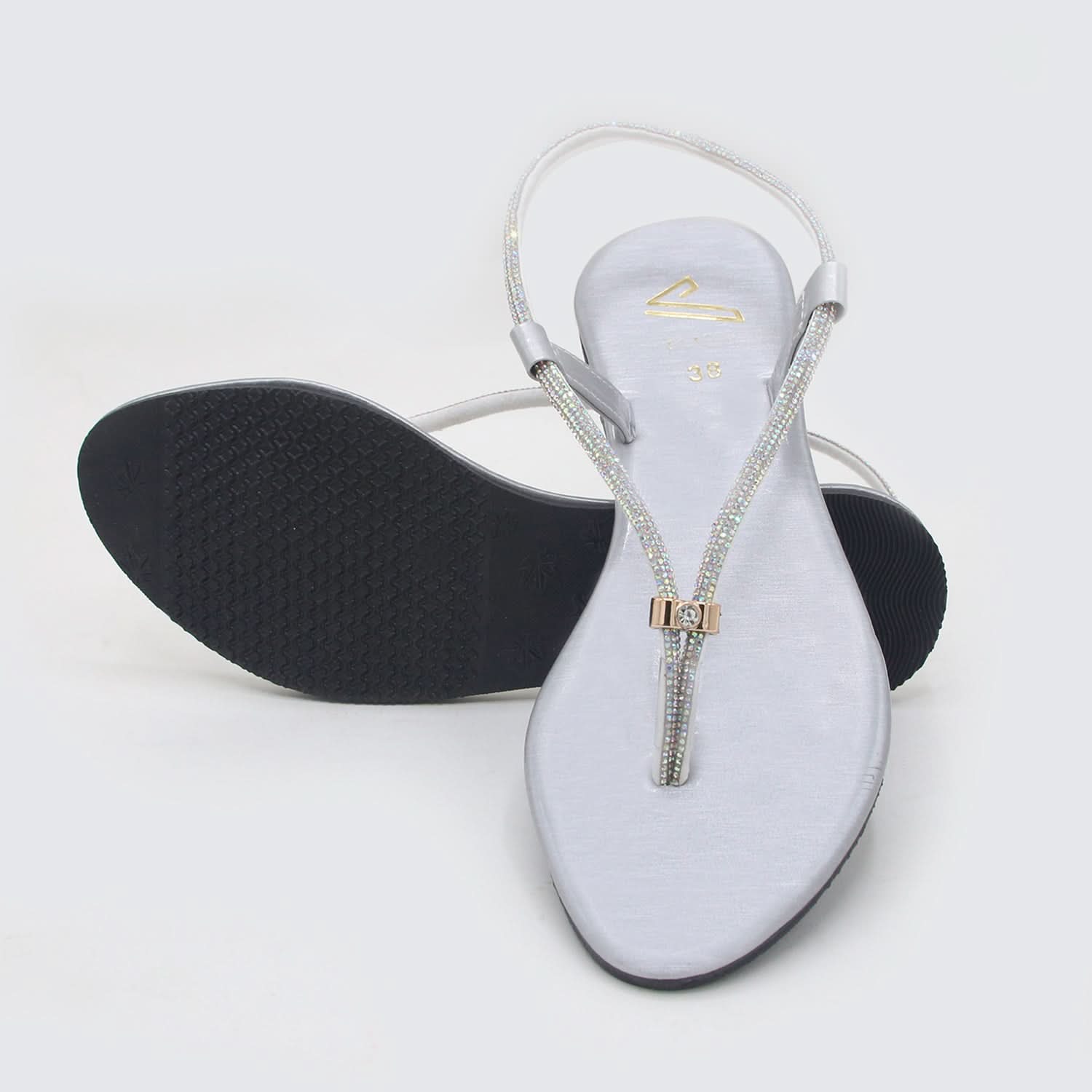 Women's Sandal - Silver, Women Sandals, Chase Value, Chase Value