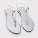 Women's Sandal - Silver, Women Sandals, Chase Value, Chase Value