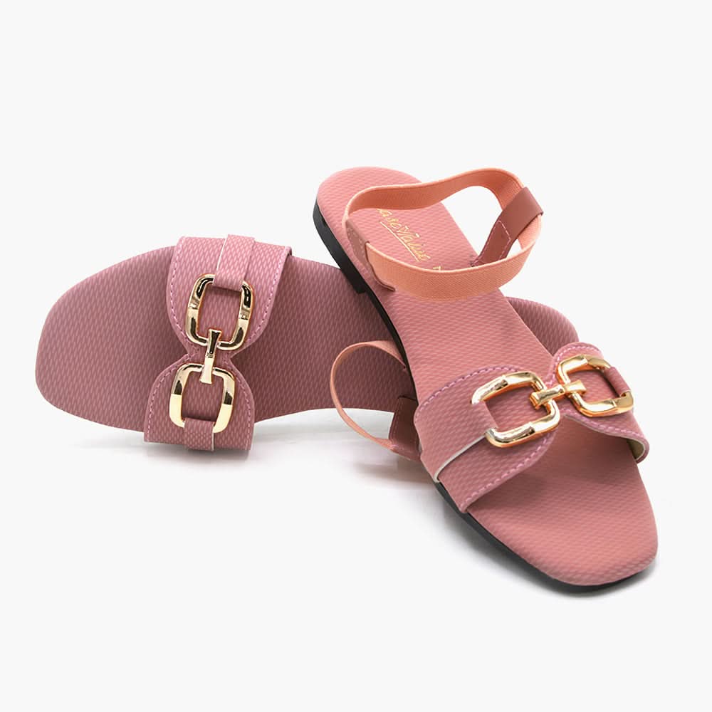 Women's Sandal - Peach, Women Sandals, Chase Value, Chase Value