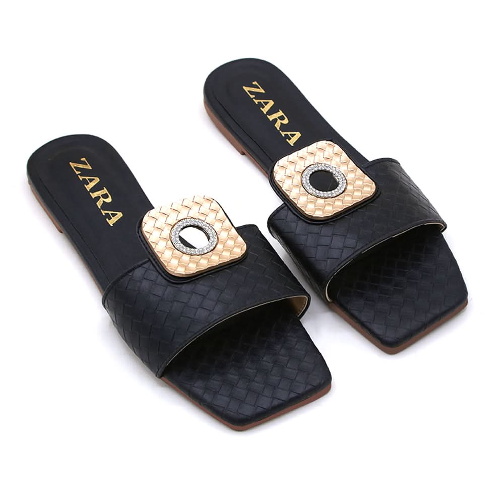 Women's Slipper - Black, Women Slippers, Chase Value, Chase Value