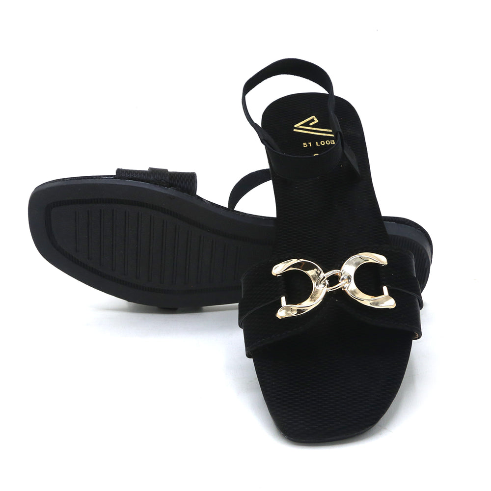 Women's Sandal - Black, Women Sandals, Chase Value, Chase Value