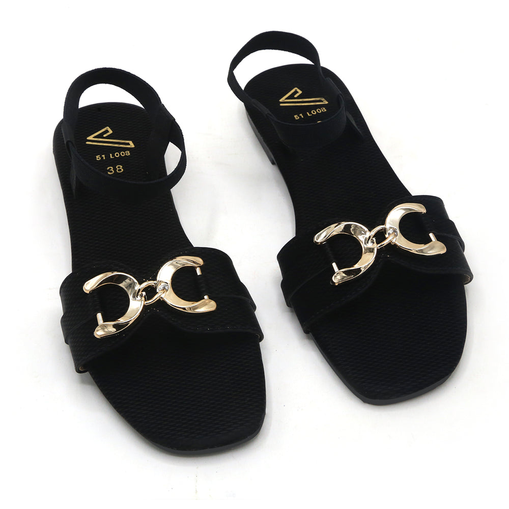 Women's Sandal - Black, Women Sandals, Chase Value, Chase Value