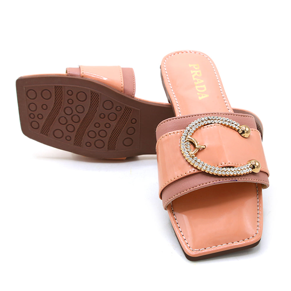 Women's Slipper - Peach, Women Slippers, Chase Value, Chase Value