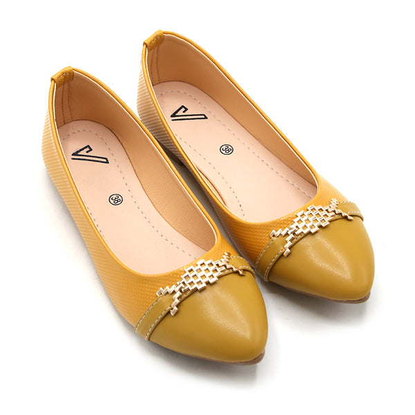 Women's Pumps - Mustard