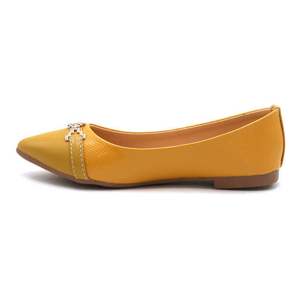 Women's Pumps - Mustard