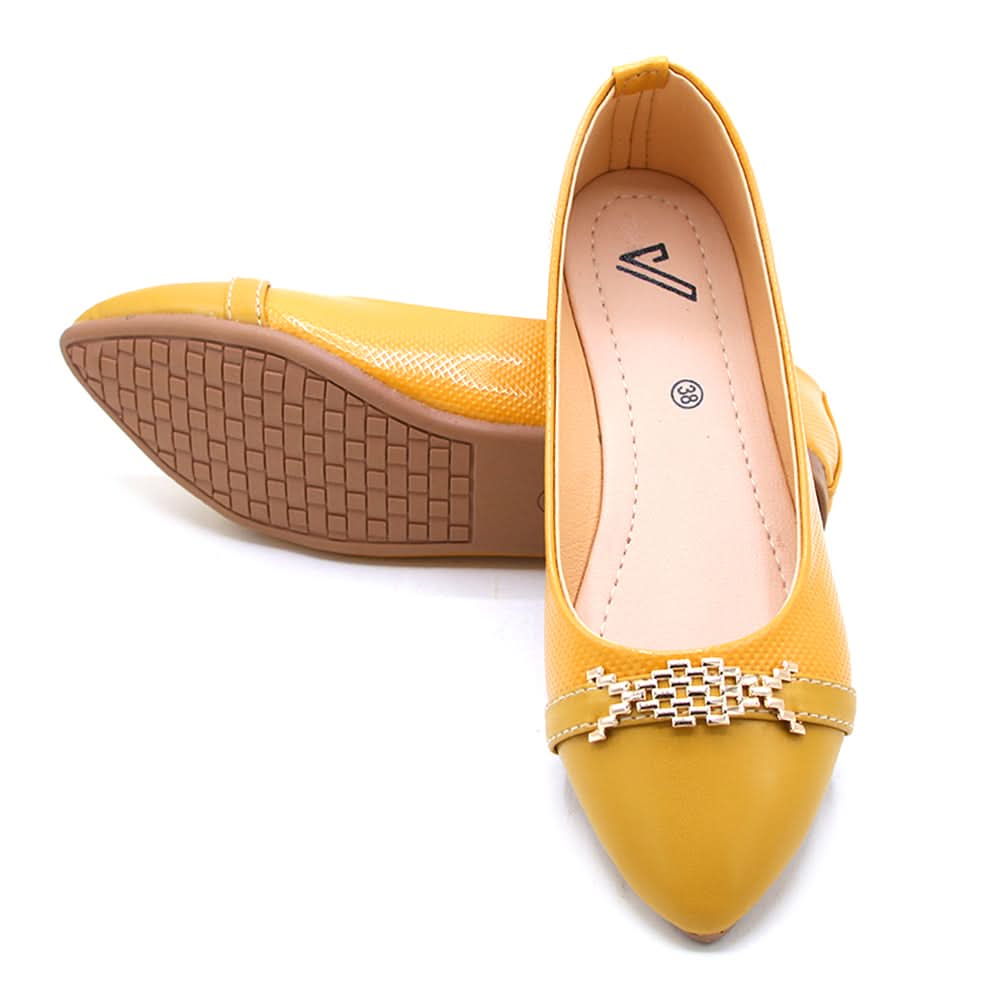 Women's Pumps - Mustard, Women Pumps, Chase Value, Chase Value