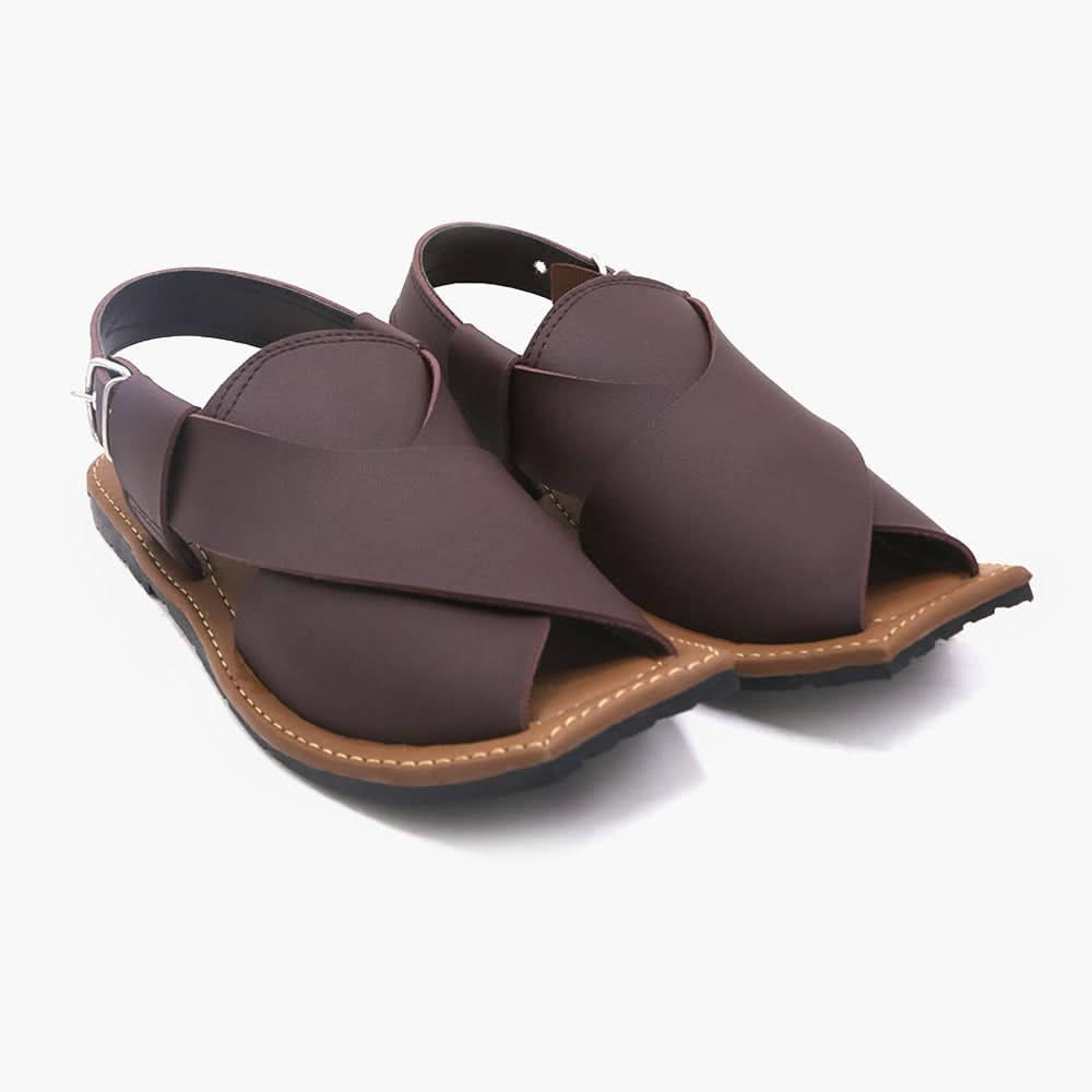 Men's Peshawri Sandal - Brown, Men's Sandals, Chase Value, Chase Value
