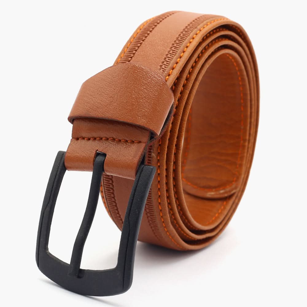 Men's Formal Belt - Mustard, Men's Belt, Chase Value, Chase Value