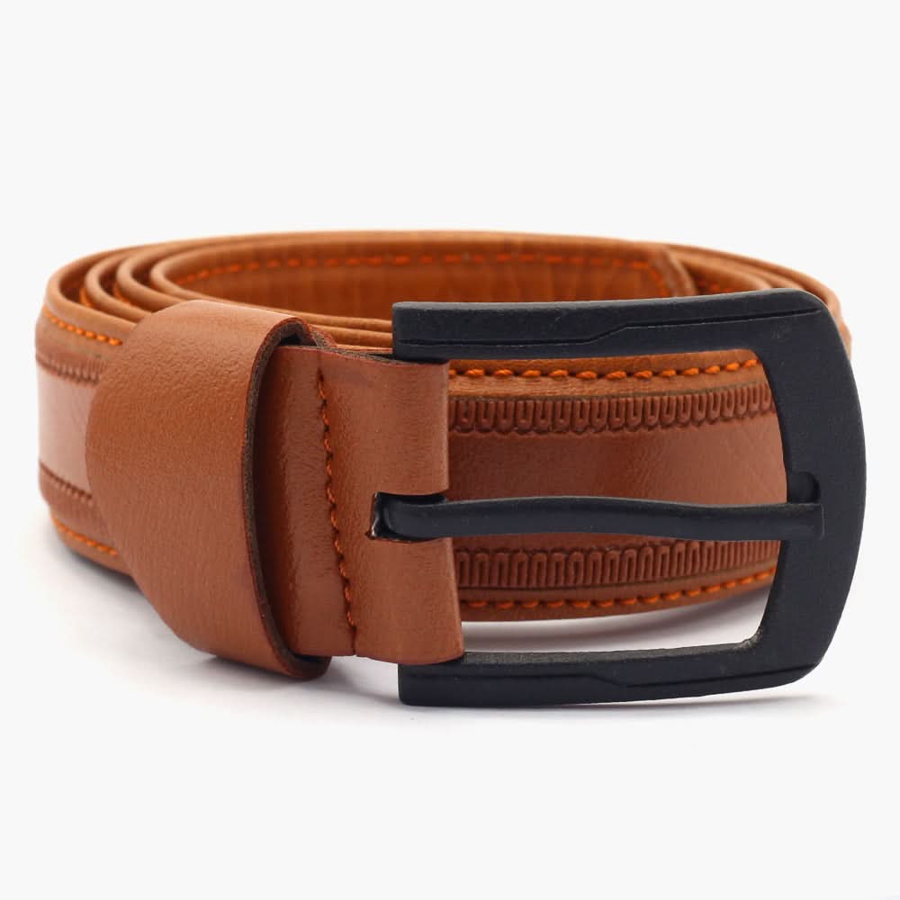 Men's Formal Belt - Mustard, Men's Belt, Chase Value, Chase Value