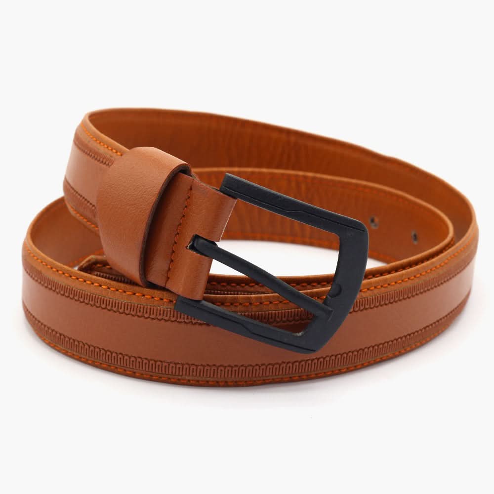 Men's Formal Belt - Mustard, Men's Belt, Chase Value, Chase Value