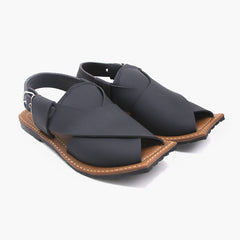 Men's Peshawri Sandal - Black, Men's Sandals, Chase Value, Chase Value
