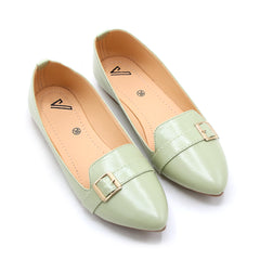 Women's Pumps - Green