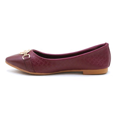 Women's Pumps - Maroon