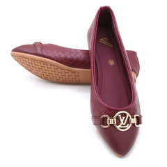 Women's Pumps - Maroon