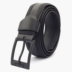 Men's Formal Belt - Black, Men's Belt, Chase Value, Chase Value