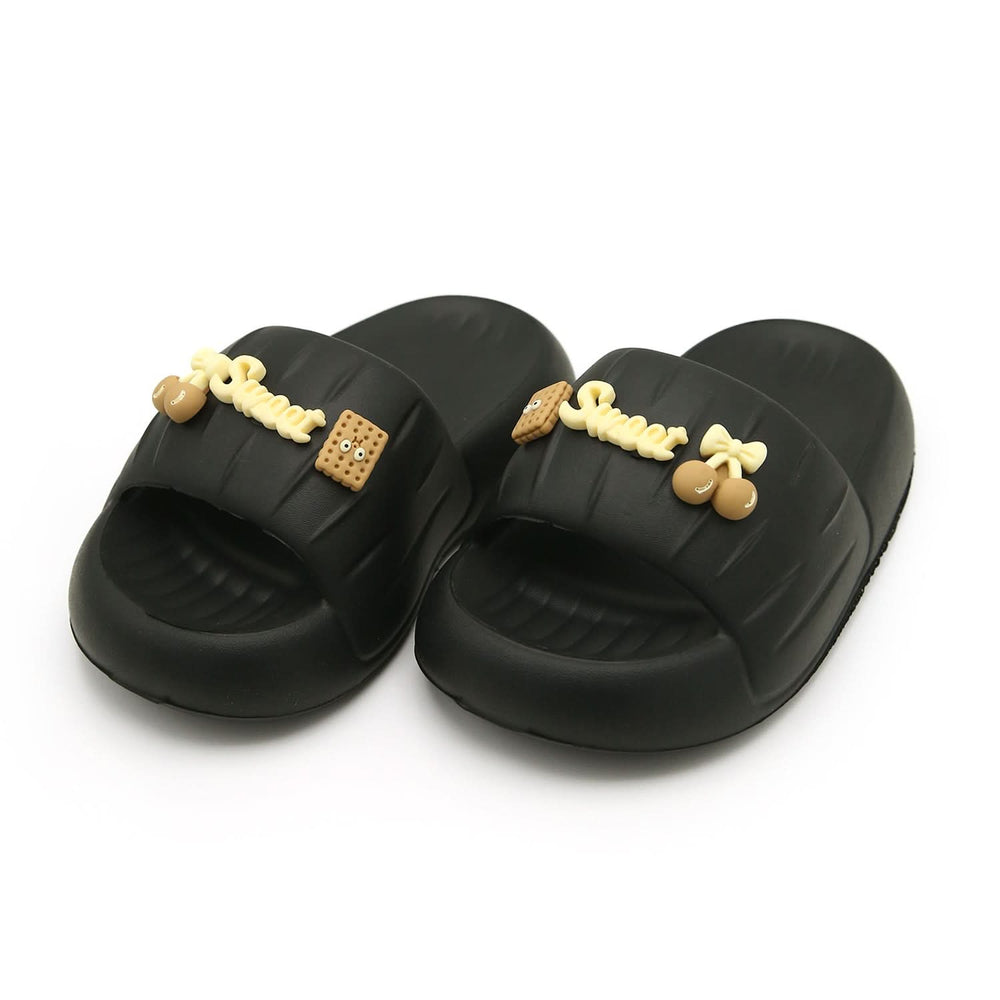 Girls Slider - Black, Girls Slippers, Chase Value, Chase Value
