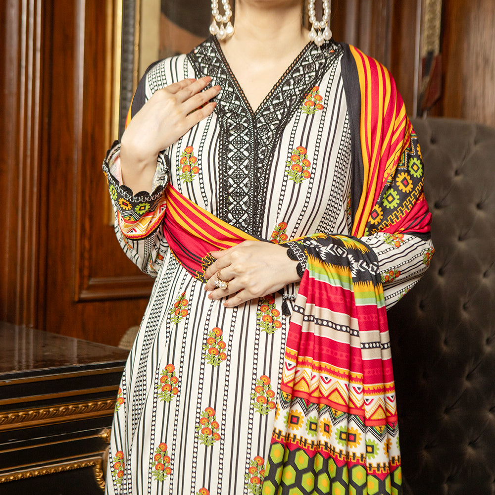 Eminent Printed Cotail Unstitched 3Pcs Suit - 22, Women, 3Pcs Shalwar Suit, Eminent, Chase Value