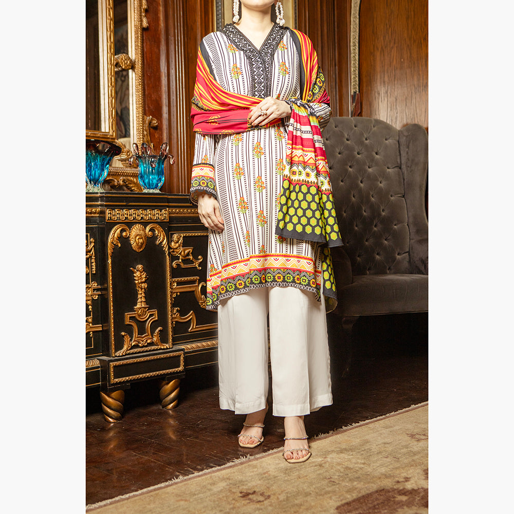 Eminent Printed Cotail Unstitched 3Pcs Suit - 22, Women, 3Pcs Shalwar Suit, Eminent, Chase Value